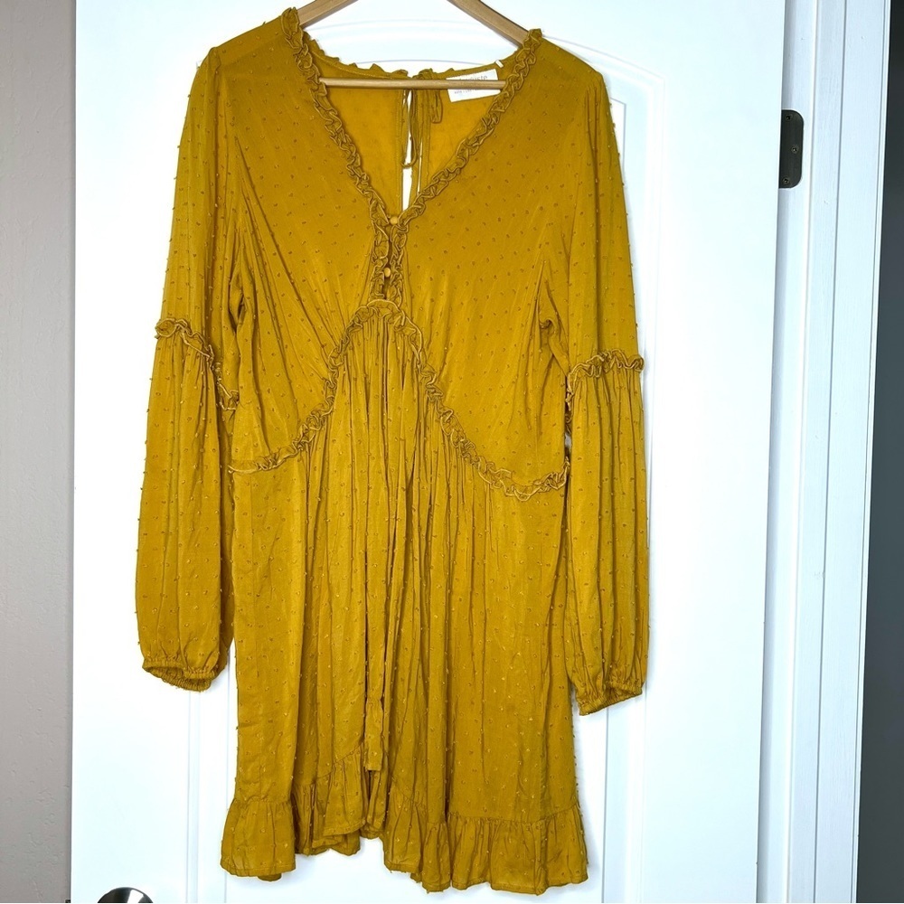 Auguste The Label Swiss Dot Boho Mini Dress size 4